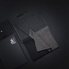 H10057男士冬季高档韩版围脖拼色复古围巾长款100%纯羊毛围巾，围巾手套帽子，星座510A-1