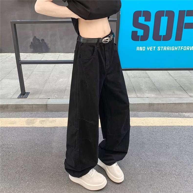 美式潮牌休闲裤男士秋季工装宽松伞兵裤战术户外长裤子K6655-P49,男装工装外套,星座412-3