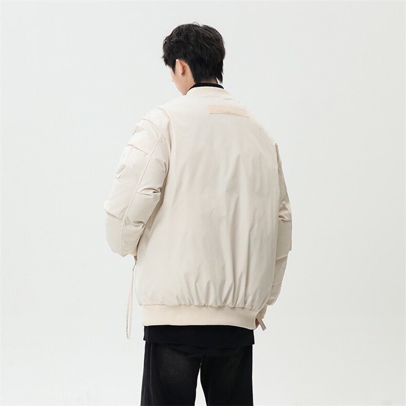 秋冬新款港风日系复古立保暖棉服棒球服男XZ213-MF02-P128控148,男装棉衣,星座213