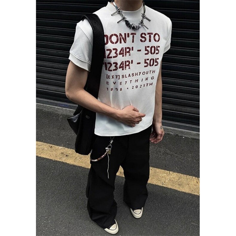美式复古夏季索罗娜凉感短袖T恤男女休闲圆领半袖潮TY09,男装T恤,星座1116A（原606A-3）