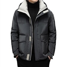 2021中年男羽绒服休闲冬装爸爸装连帽外套上衣YYYR101908-P320，男装羽绒服，电商B212（原钱塘6029）