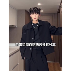 气质简约慵懒百搭流行夹克原宿潮流ins文艺新款日系时尚，男装夹克，星座506A
