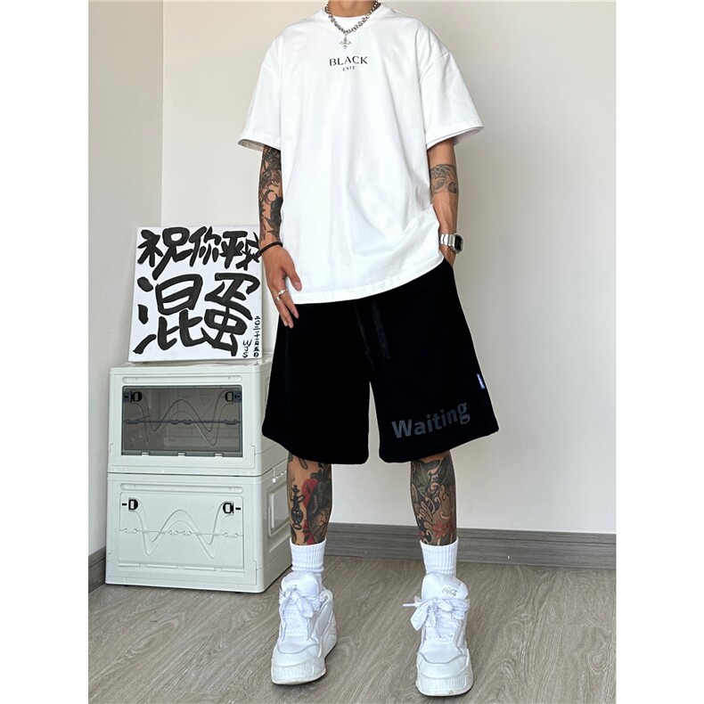夏季短裤男日系ctiyboy潮款宽松休闲五分裤A061-YJ6896-P35-限58,男装休闲裤,电商A061