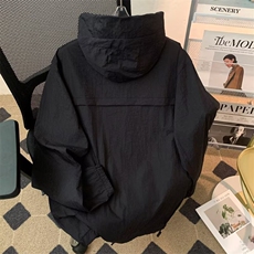 户外轻薄防晒衣男新款透气连帽冲锋衣薄外套宽松防晒服JK825P45，男装夹克，星座1013-5