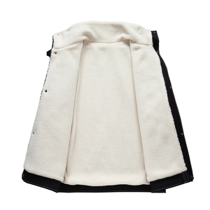 羊羔绒冬季加绒加厚工装大码立领保暖棉服大衣A406 MY23 特P90图片