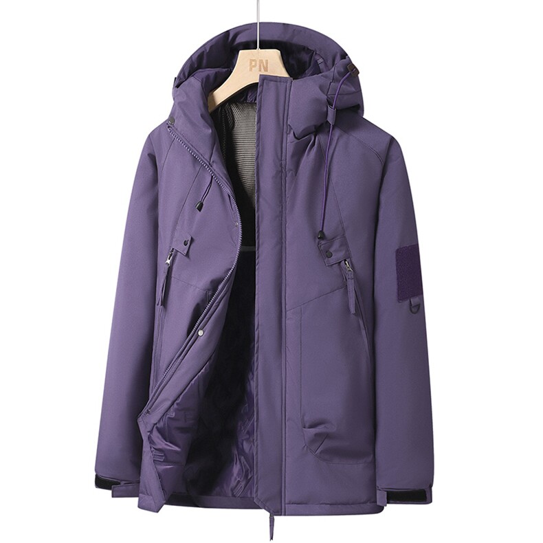 冲锋衣情侣户外登山服石墨烯发热内胆登山服滑雪加厚棉衣J90A-P60,男装夹克,星座1403A