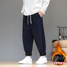 风冬季银狐绒加厚束脚裤男宽松休闲裤xz815-k509p60，男装休闲裤，星座815（原A203）