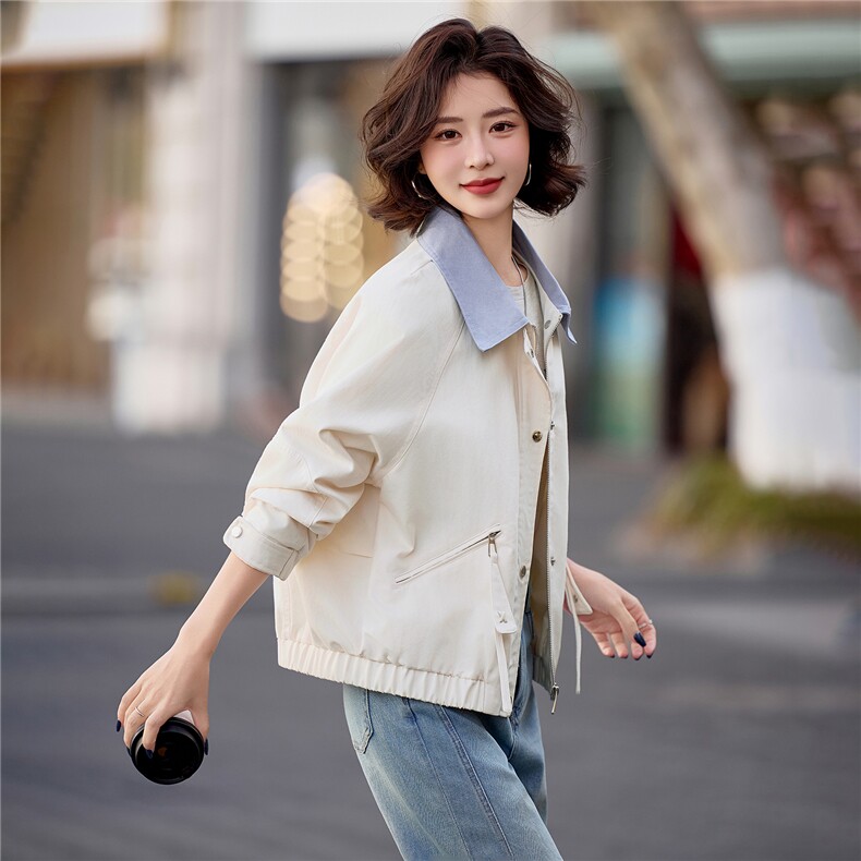 2026年春季休闲风外套，女装短外套，红依一坊