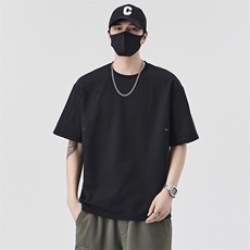 男士短袖T恤夏季新款时尚百搭休闲运动圆领半袖上衣T8771-P55控95，男装T恤，电商A237