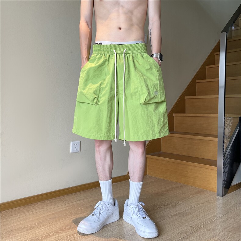 A450-DK332-P50控价79夏季速干裤彩色立体袋短裤,男装休闲裤,电商A450