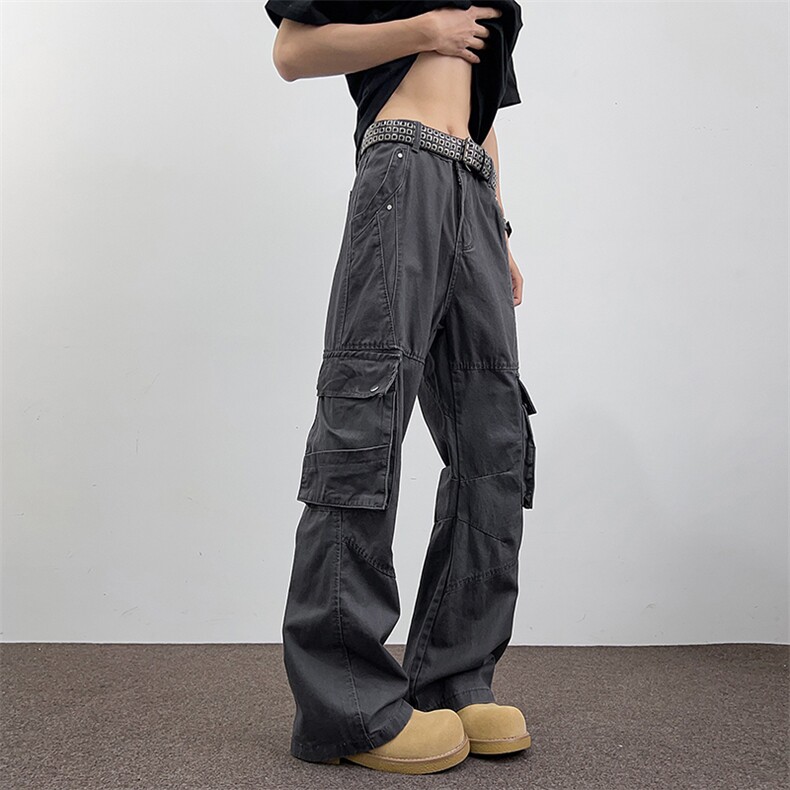 美式复古休闲潮牌男款工装裤男女K0118-P70,男装工装外套,星座308B-2