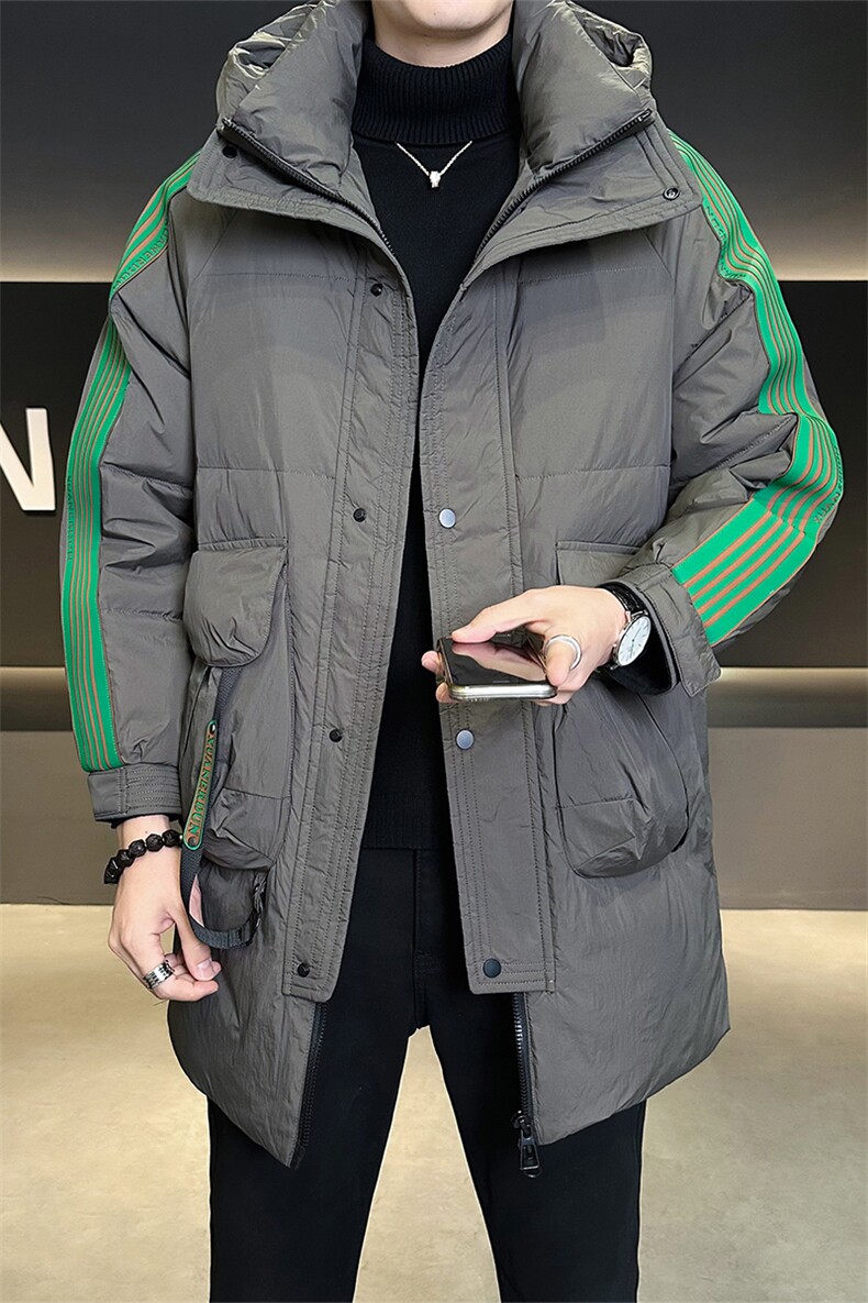 新标90绒店主风男士中长款连帽羽绒服外套895-P295(控券后388),男装羽绒服,电商B328