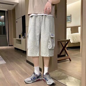 男春季潮流时尚休闲短裤工装裤七分裤KZ32P28图片