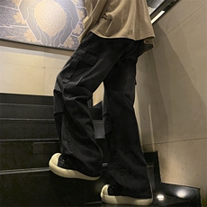 新款工装打褶牛仔裤XZ604-KN14-P50控78，男装牛仔裤，星座604