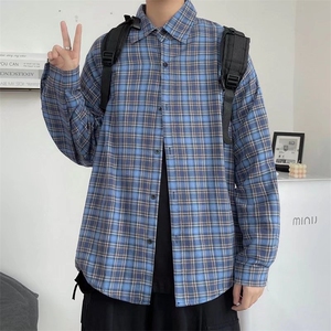 长袖衬衫春款男港风潮流CS15P32图片