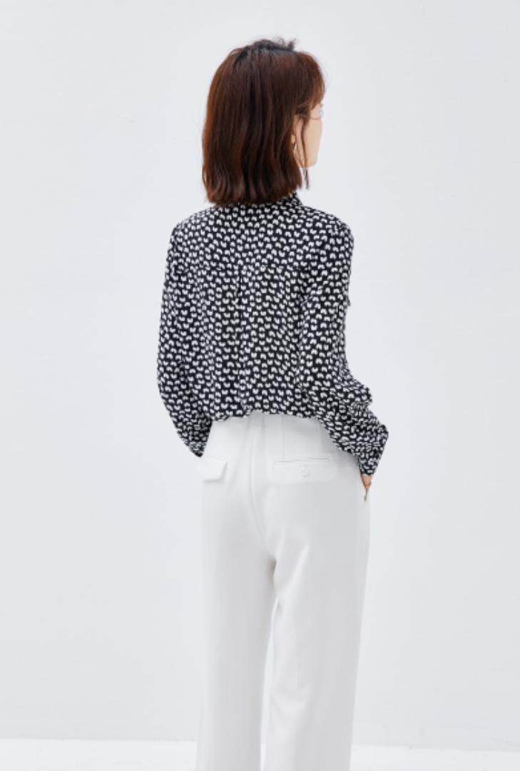 2021秋季新款爱心点衬衫，女装衬衫，秋子丰色(3F)