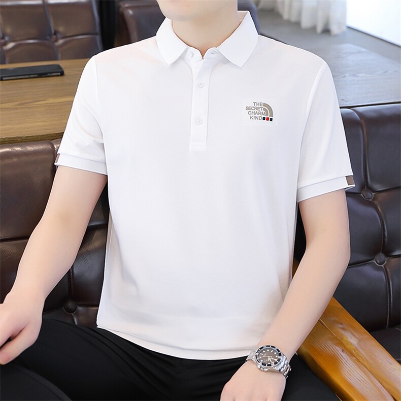 2025夏季新款男士潮流时尚休闲短袖POIO衫8082-P33,男装T恤,星座1215-1