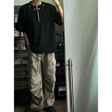 铆钉垫肩短袖男夏季潮牌半袖DX034特33，男装T恤，星座1007（原301D）