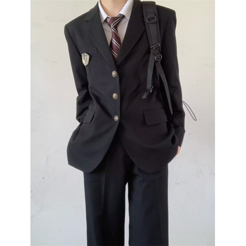 W8697-P60网图现货dk日系制服西装男士中长款西服男夹克外套,男装夹克,星座1608-2