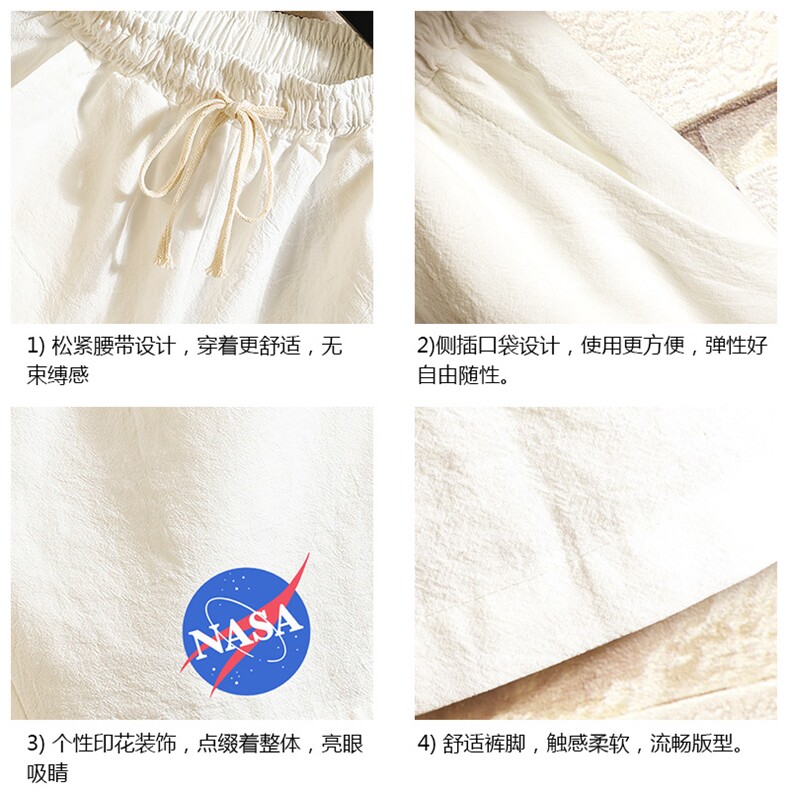 YD33252-P25NASA亚麻短裤男大码棉麻五分裤男中裤沙滩裤砖墙,男装休闲裤,电商A040A