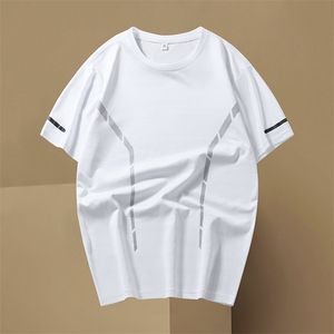 短袖t恤男士夏季薄款冰丝透气网眼运动健身跑步速干上衣T903-P15图片