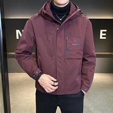 M22P1202025秋冬新款二棉加棉夹克连帽冲风衣男士外套棉服，男装风衣，星座414（原B263）