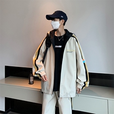 春季跑量款青少年大码休闲运动连帽宽松潮套装男TZD06P90，男装休闲套装，电商B226