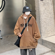 22新款秋复古美式水洗做旧宽松连帽男女中性卫衣301B-JB7886-P68，男装卫衣，星座301B