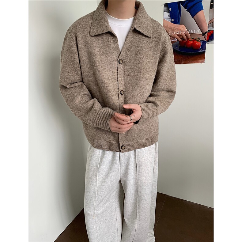 MY06老钱羊毛混纺毛衣开衫P95，男装针织衫/毛衣，星座702(原615)