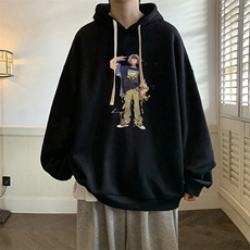 连帽卫衣男大码胖子帽衫大号运动服WY2419-P35，男装卫衣，电商A040