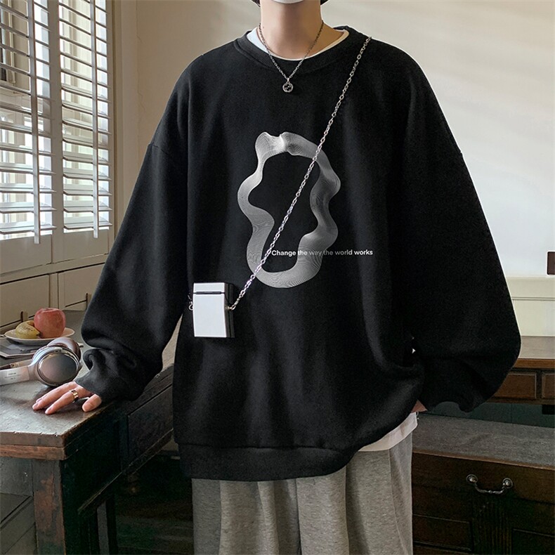8XL圆领卫衣男超大码胖子肥佬大号长袖t恤S6390-P28,男装卫衣,电商A040