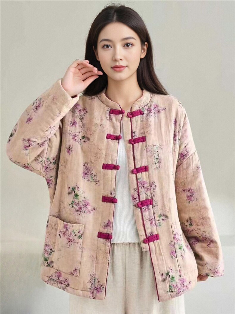 2025冬装新款修身保暖时尚菱形格连帽个性女士棉服外套,女装棉衣/棉服,江忆布依