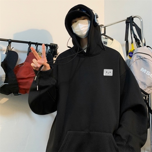 ！连帽圆领卫衣男装港风帽衫男 LM117-P35图片