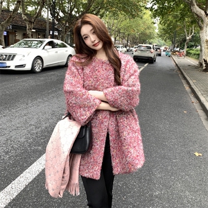 2C291彩色90羽绒服羊毛呢外套大衣YRF86-P295-K499图片