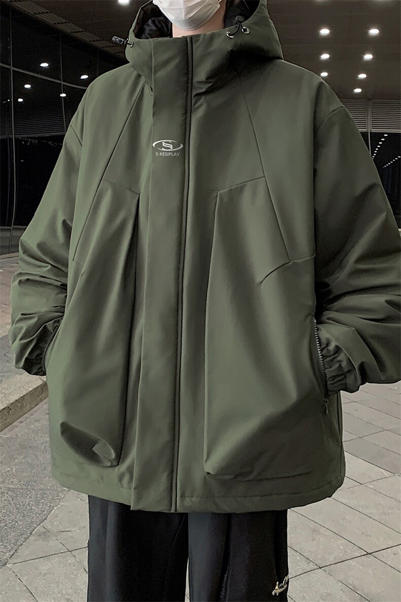 户外冲锋棉服DT2262-TP110控价158冬季印花潮牌上衣保暖防寒外套,男装棉衣,电商A102-1