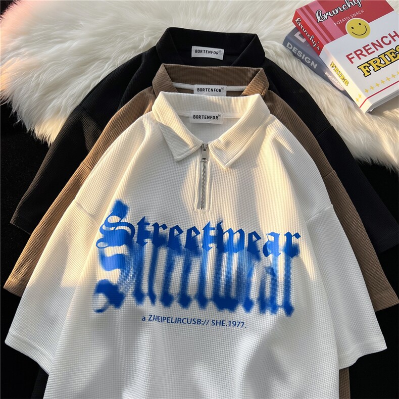 数据！重磅高品质夏季纯色POLO衫短袖T恤XP2311-P45控68,男装Polo衫,电商B370