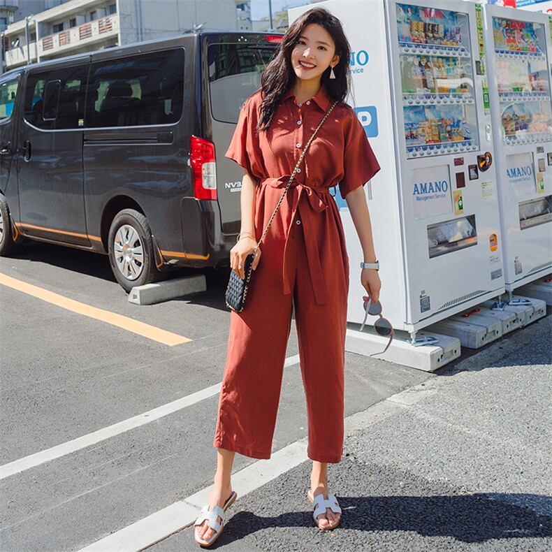 2021夏季新款双色连体裤8605-7060,女装连体裤,浙宝225