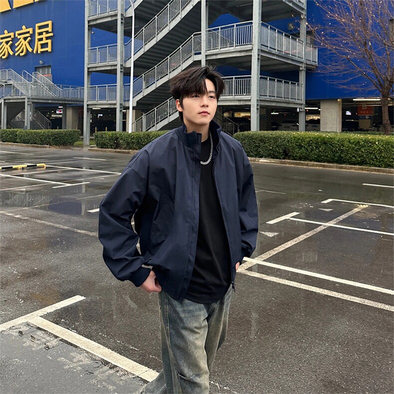 夹棉加厚棉衣[网图]飞行员夹克美式短款外套男5D1199-TP48不,男装夹克,电商A102