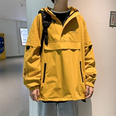 男模-美式街头工装半拉链冲锋衣7005-P55，男装夹克，电商B380（原B361）