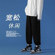 2023秋冬卫裤高弹健康布聚酯纤维  WK01-1特批23图片