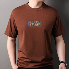 F82350钱塘2020-1新款百搭简约中青年时尚休闲男士短袖T恤P35，男装T恤，钱塘207-1
