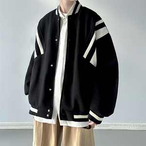 有货。。棒球服男款春秋季情侣外套百搭痞帅飞行夹克W6911-P57图片
