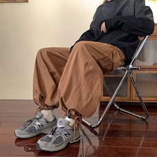 裤子高街潮ins大口袋美式复古工装裤男直筒宽松阔腿裤K0737-P45，男装休闲裤，星座308B-1