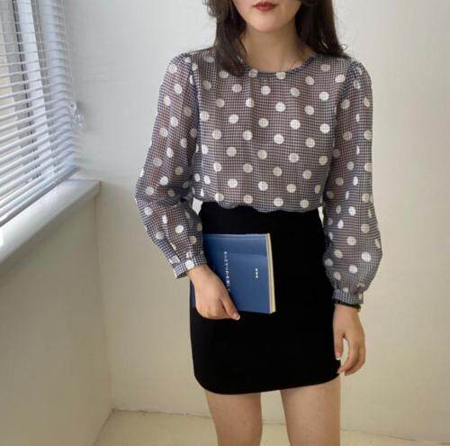 小格子波点小衫，其它，土布鱼