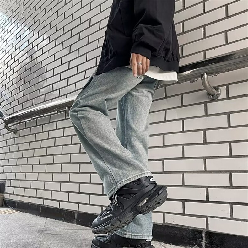 美式牛仔裤男款秋季长裤潮K6079P48,男装牛仔裤,星座1116-2