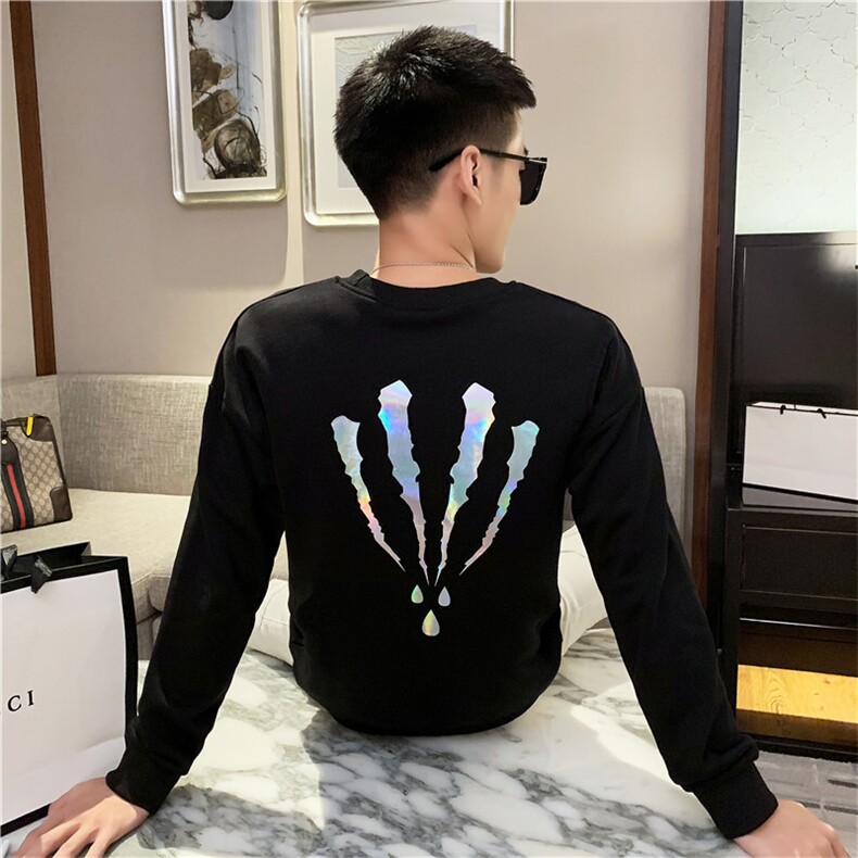 WY86/秋社会小伙痞帅宽松套头韩版网红打底潮流卫衣男,男装卫衣,星座102A（原电商D309-1）