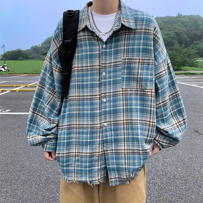 男秋季新款长袖衬衫外套FC33P40,男装衬衫,星座1116-2