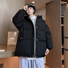 棉服外套男韩版潮流加厚冬季帅气连帽2024新款ins棉衣MF204-P83，男装棉衣，星座412-3