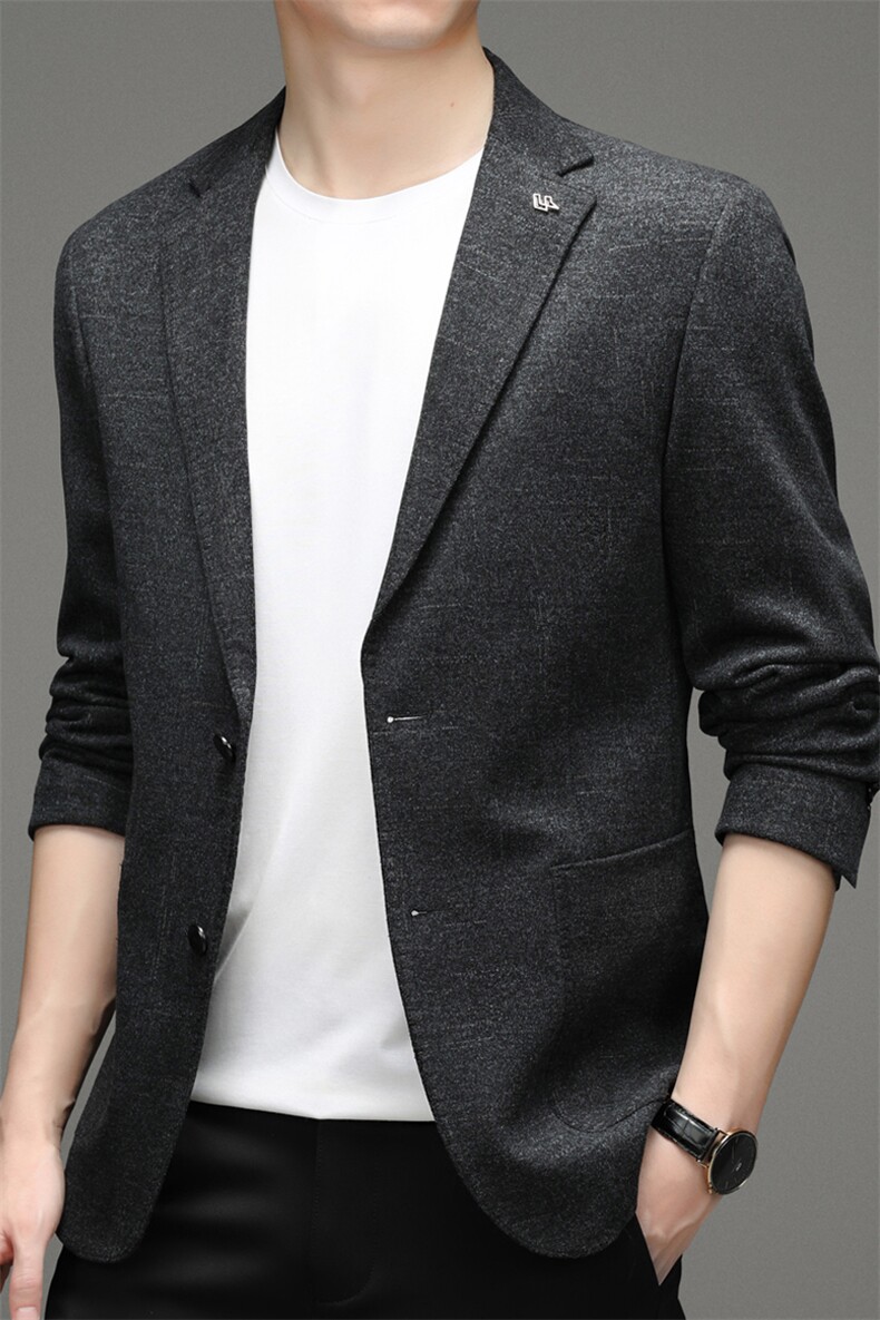 DJ3050钱塘2020-3新款时尚休闲简约百搭中年男士西服货稳P152,男装西服,钱塘207-3