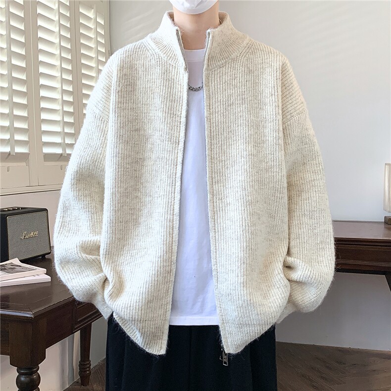 1018-1-M197-P75《新品》针织毛衣男士开衫休闲夹克外套时尚帅气,男装针织衫/毛衣,星座1018-1​